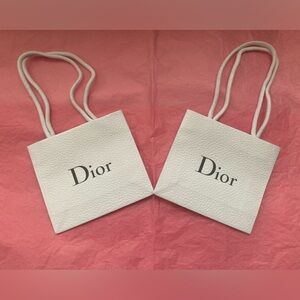 NEW Dior Authentic White Small Gift Tote Bag